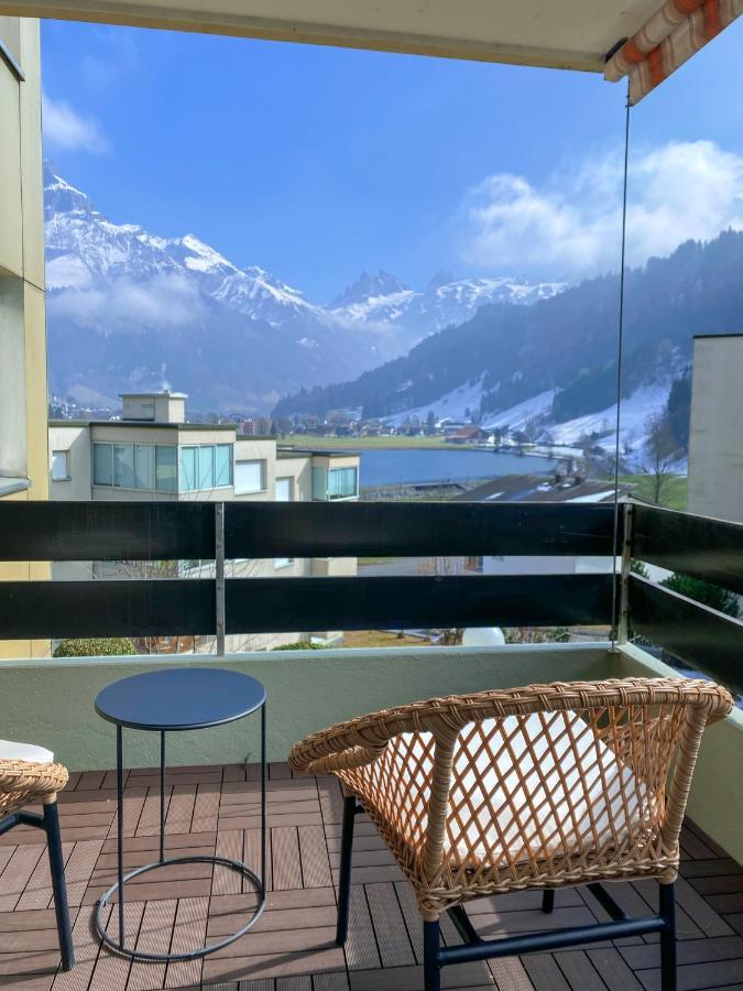 Wunderstay Alpine 203 Chic Studio With Balcony, Mountain And Lake View Engelberg Kültér fotó