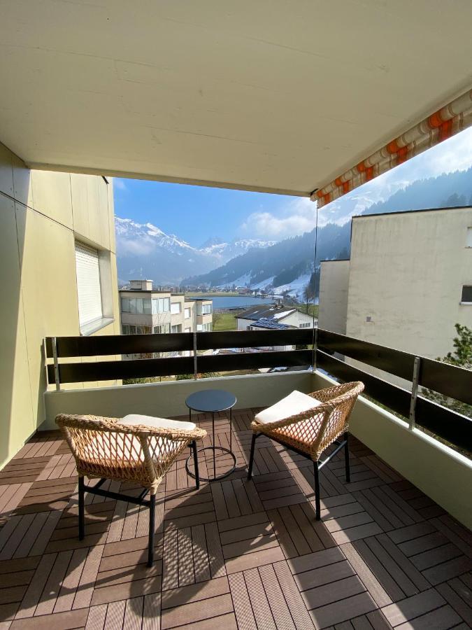 Wunderstay Alpine 203 Chic Studio With Balcony, Mountain And Lake View Engelberg Kültér fotó